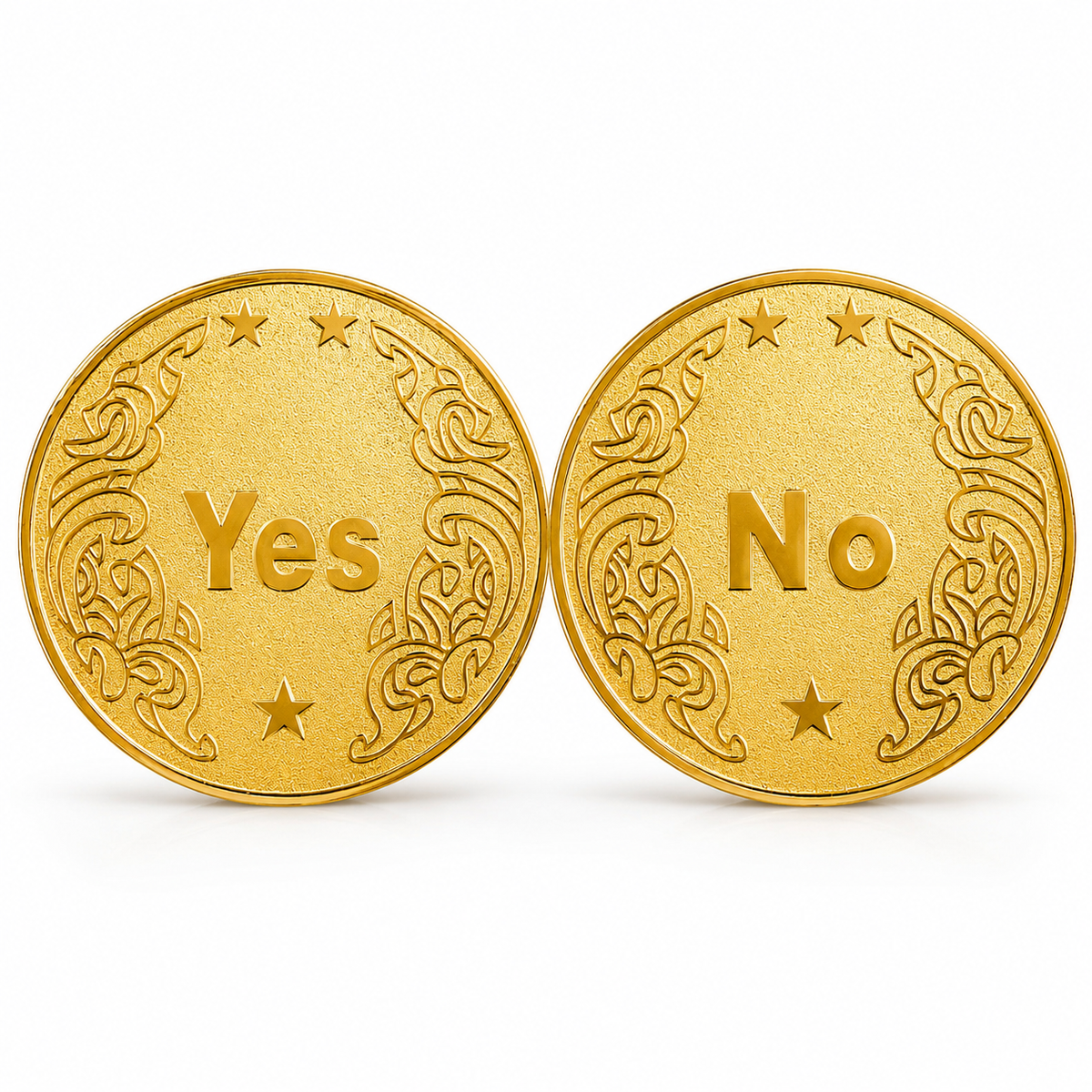 Nexora Living - Yes No Gold Decision Coin