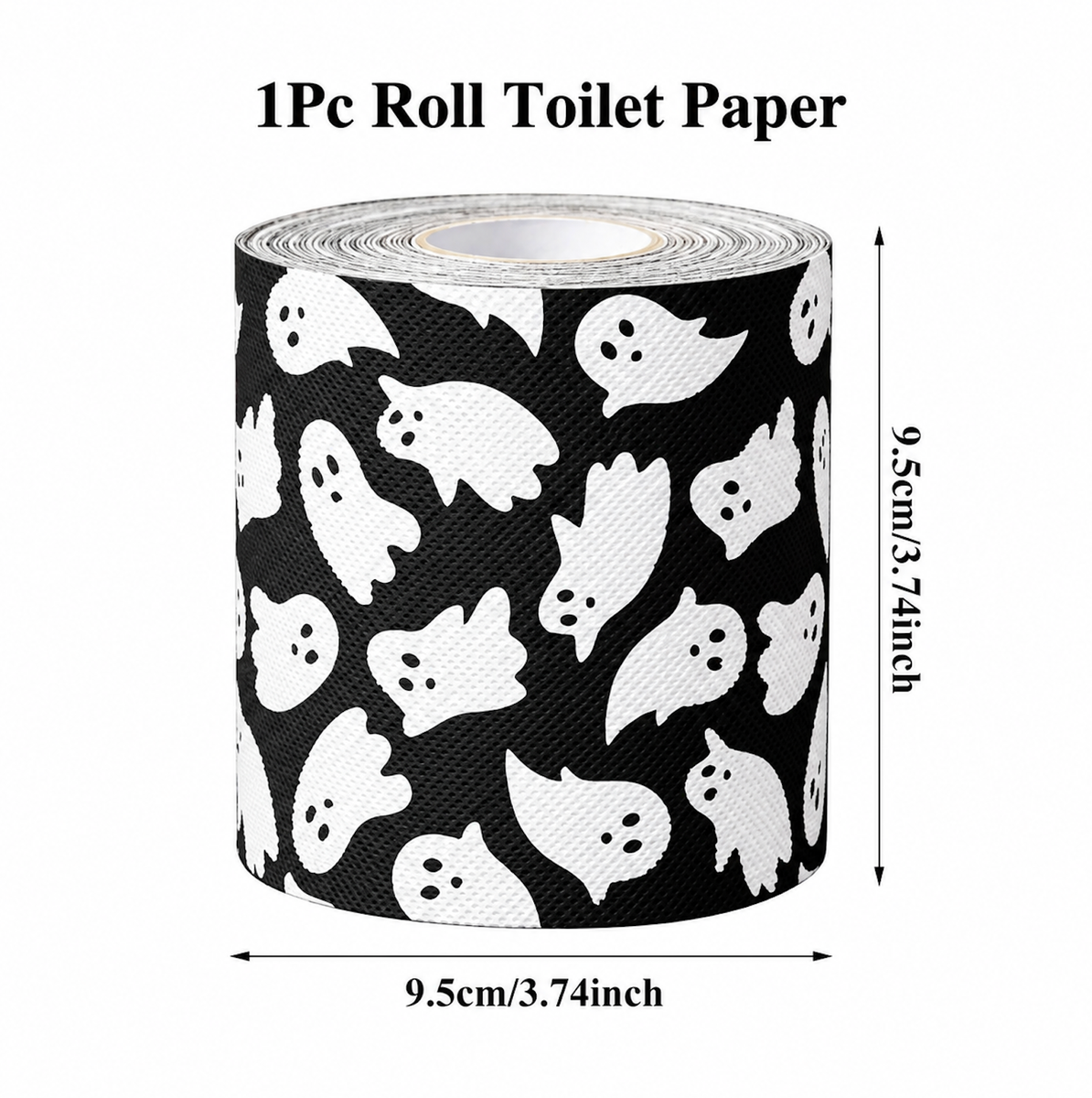 Halloween Ghost Print Novelty Toilet Paper Roll