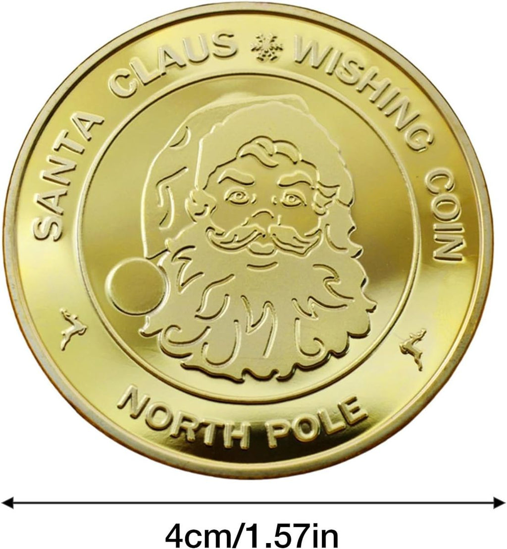 Santas Make a Wish Coin