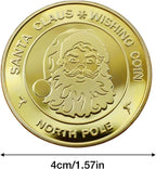 Santas Make a Wish Coin