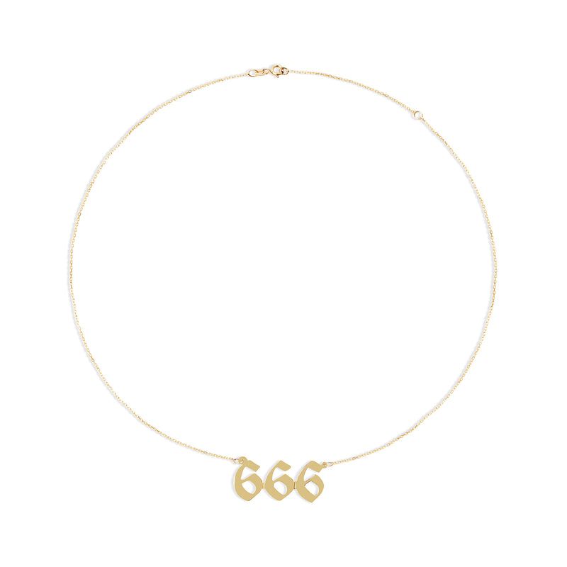Cabs - Angel Numbers Pendant Chain