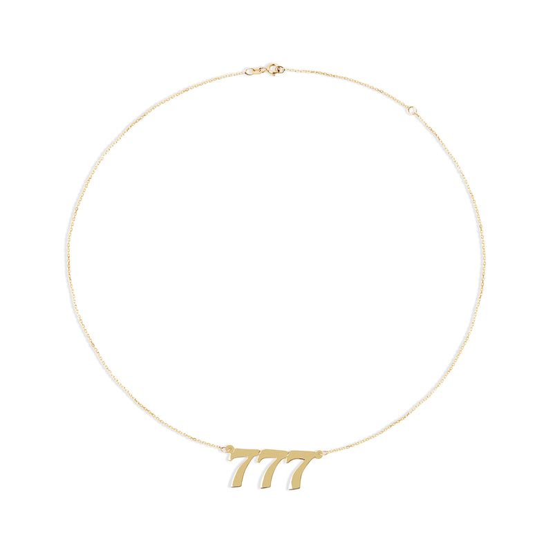 Cabs - Angel Numbers Pendant Chain