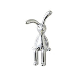 Bunny Cartoon Ornament- Leaning Bunny