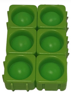 Fidget- Build-a-Pop it - Creative Modular Pop its - White Green