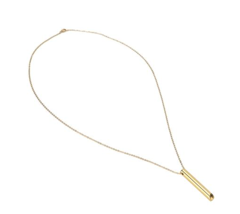 Quit Vaping Necklace - Golds - Yellow Gold