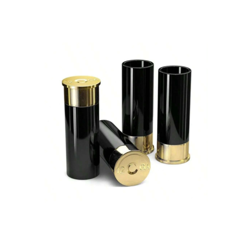 Shotgun Shell Shot Glasses - Black