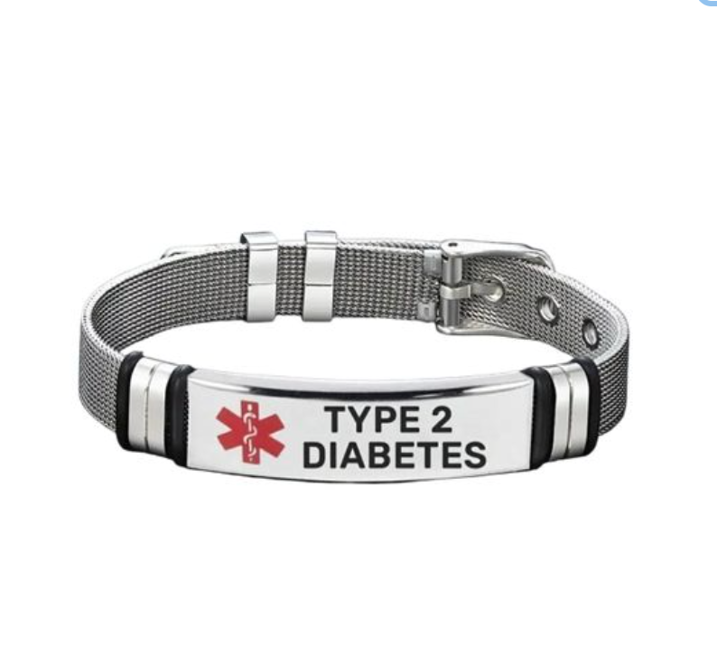 Stainless Steel Medical Alert Bracelet