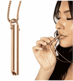 Quit Vaping Necklace - Golds - Yellow Gold