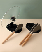 Spoon and Lid Holder-Black
