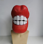 1 piece Funny Prank Attraction Big Red Lips Latex Material