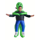Deep Purple Cape Alien Inflatable Costume