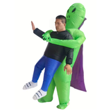Deep Purple Cape Alien Inflatable Costume