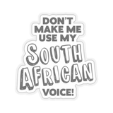 South African Voice Kiss-Cut Stickers