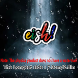 2pcs Eish Sticker Expressing South African Culture