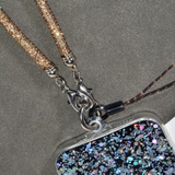 Premium Luxury Full Diamond With Round Buckle Mobile Phone Neck Lanyard