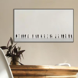 1 Piece Panoramic Unframed Canvas Wall Art