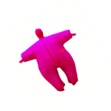1 piece Adult Inflatable Full Body Suit Costume pink