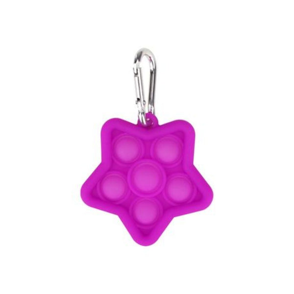 Fidget , Mini Portable Pop It Fidget Bubble Popping Sensory Fidget Star