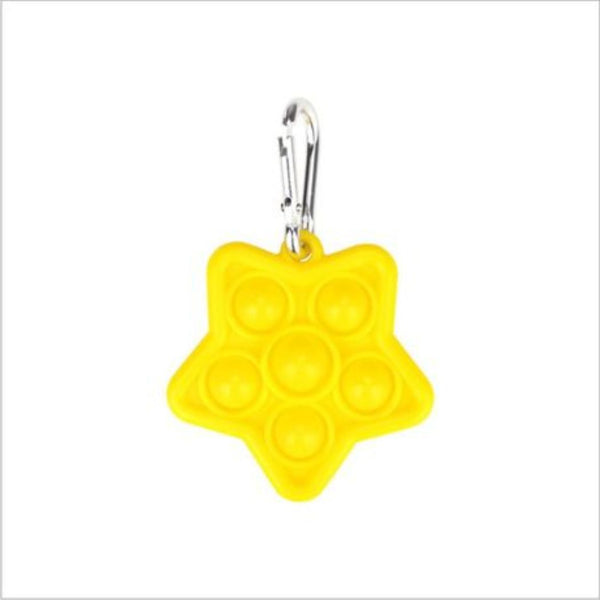Fidget , Mini Portable Pop It Fidget Bubble Popping Sensory Fidget Star