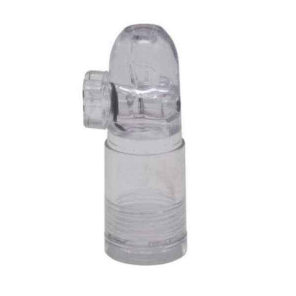 Acrylic Plastic Snuff Bottle White