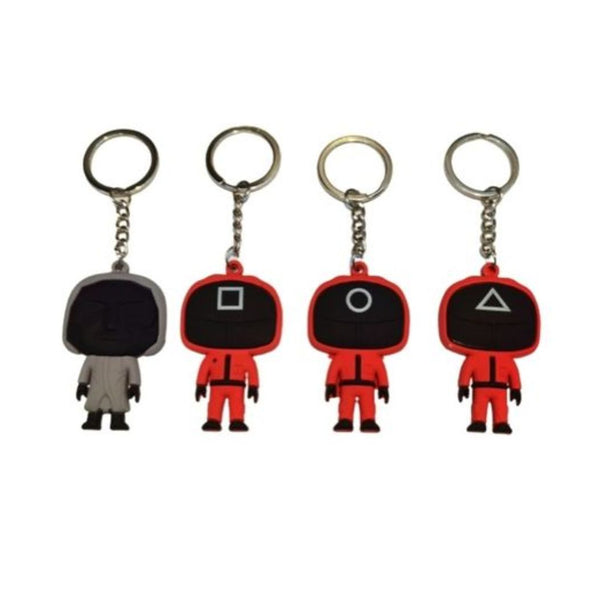 Squid Game Keyring Front All Four