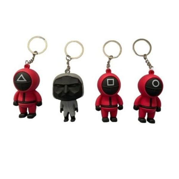 Squid Game Keyring-All Four Combo Pack- 3D