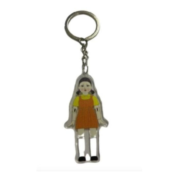 Squid Game Keyring- Red Light Green Light Doll