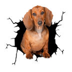 Dachshund 3D Car Sticker Decal