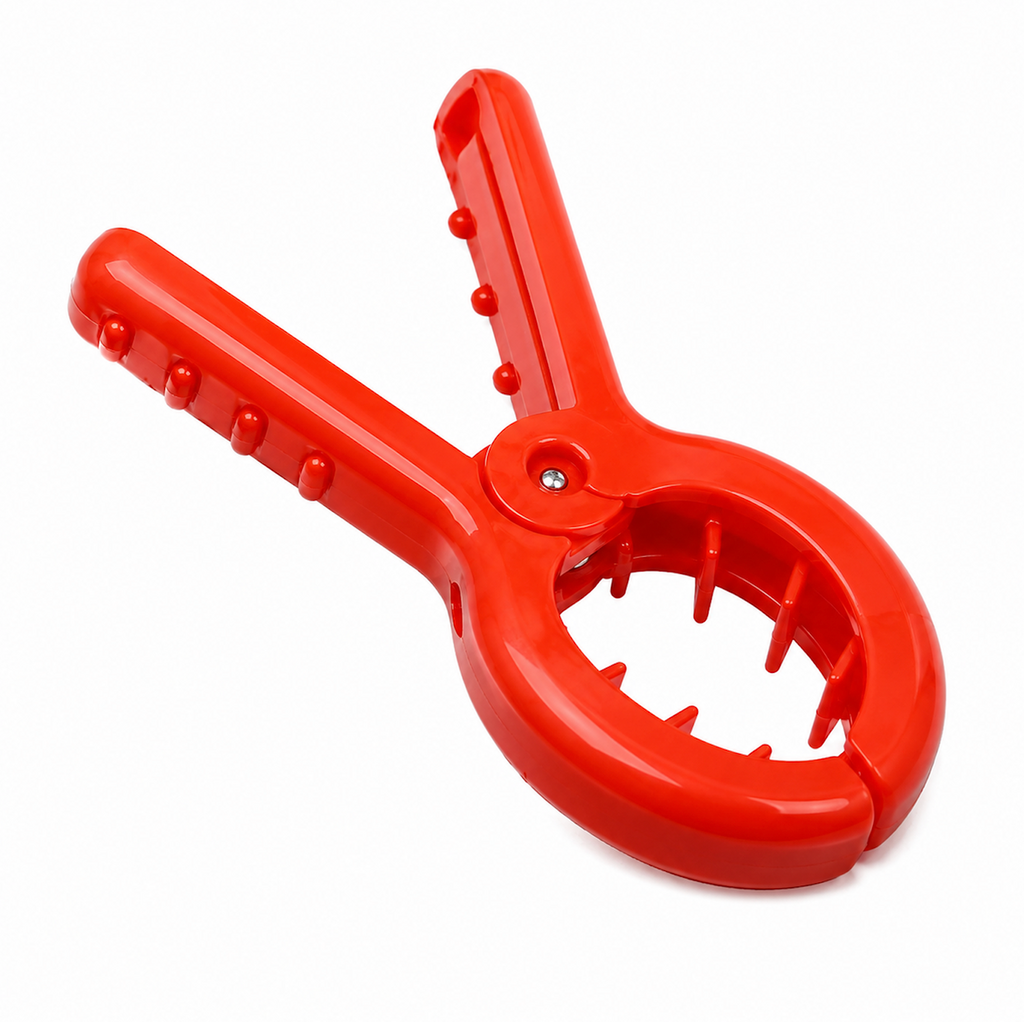 Anime-Inspired Hair Claw Clip with Character Design - Red