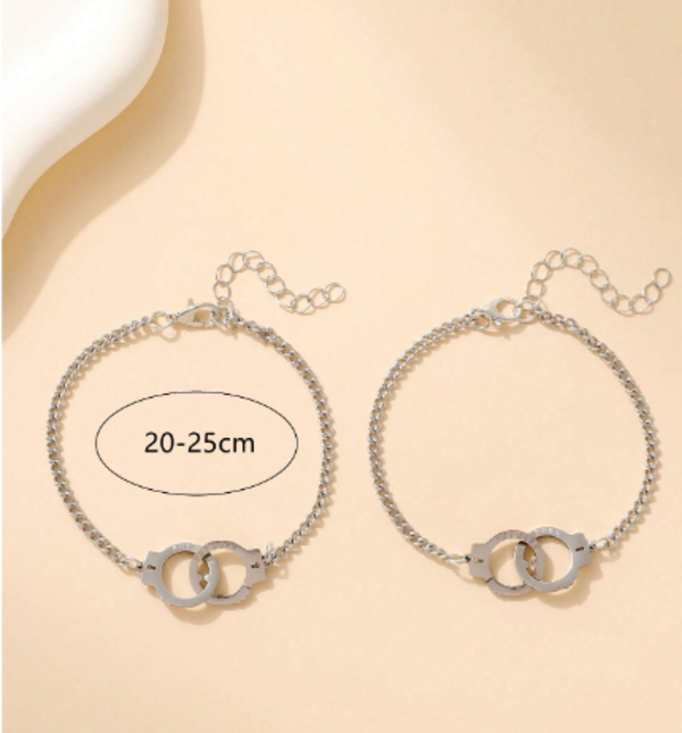 Handcuff Chain Friendship - 2 Pieces