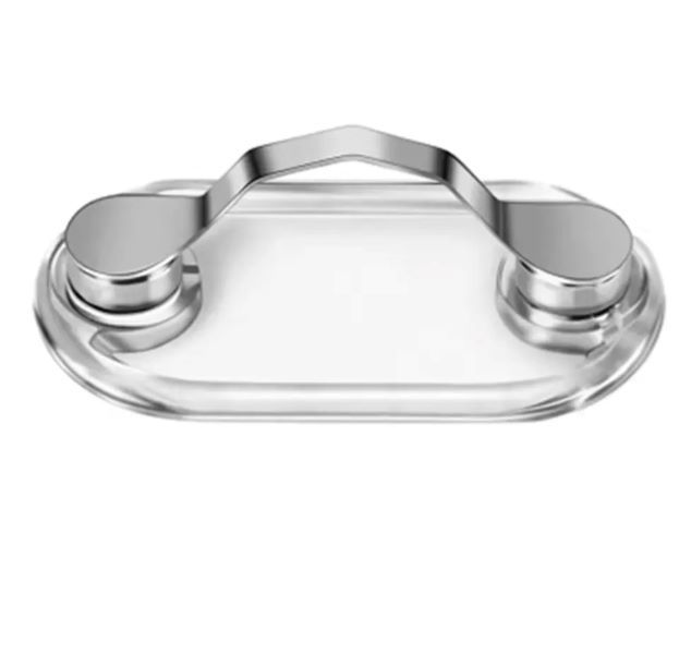 Magnetic Eyeglasses Holder / Badge & Sunglasses Clip - Silver
