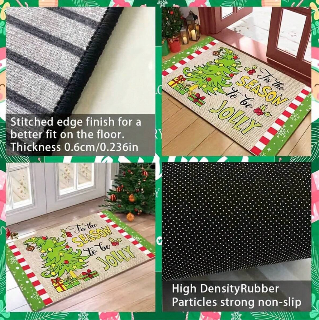 Christmas Mat - Tis The Season To Be Jolly