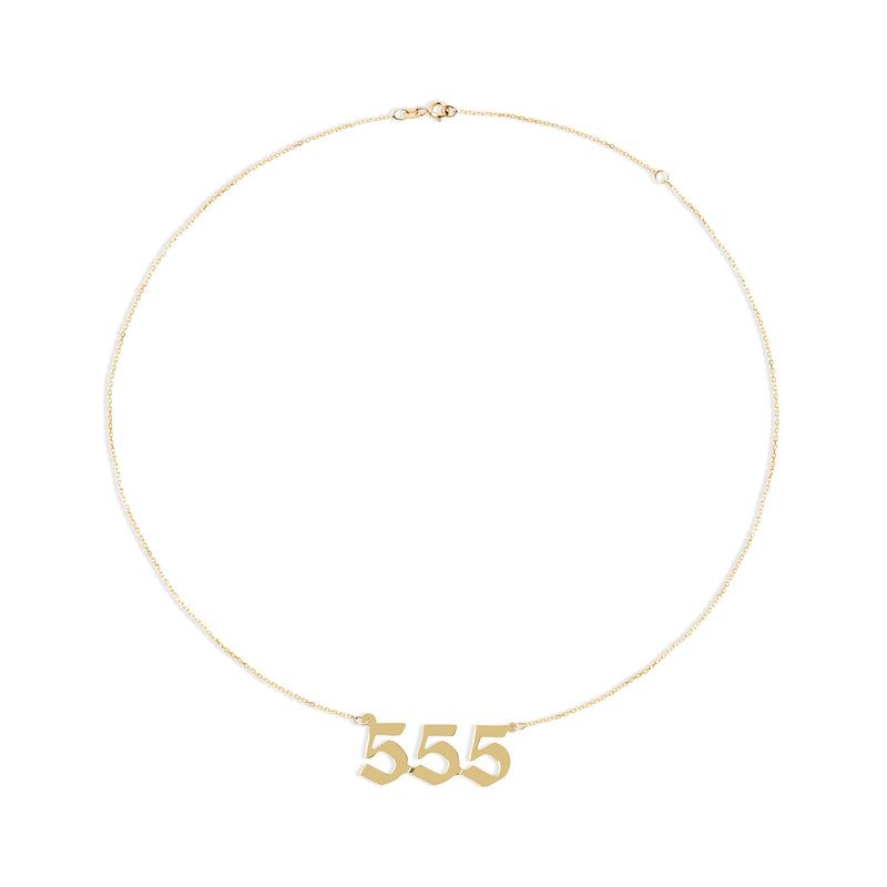 Cabs - Angel Numbers Pendant Chain