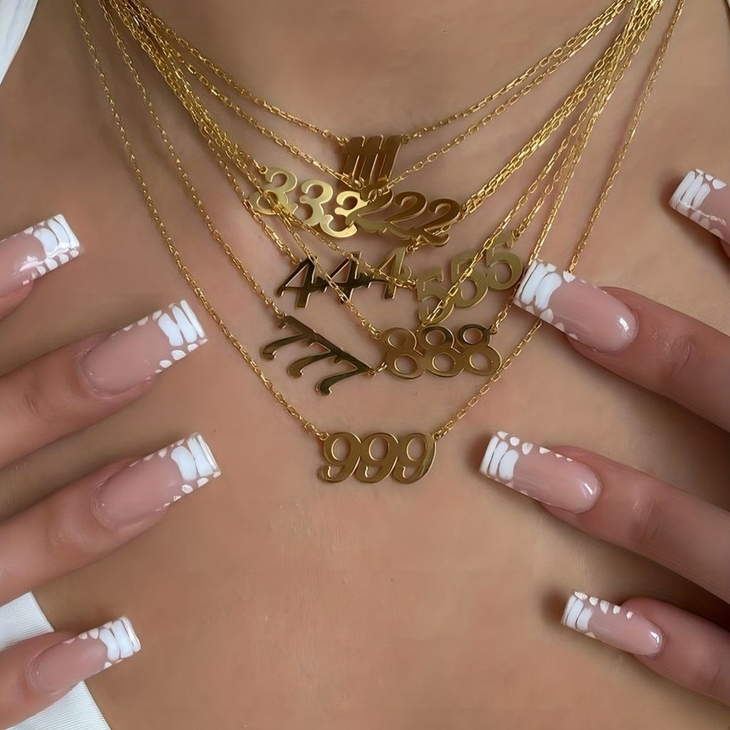 Cabs - Angel Numbers Pendant Chain
