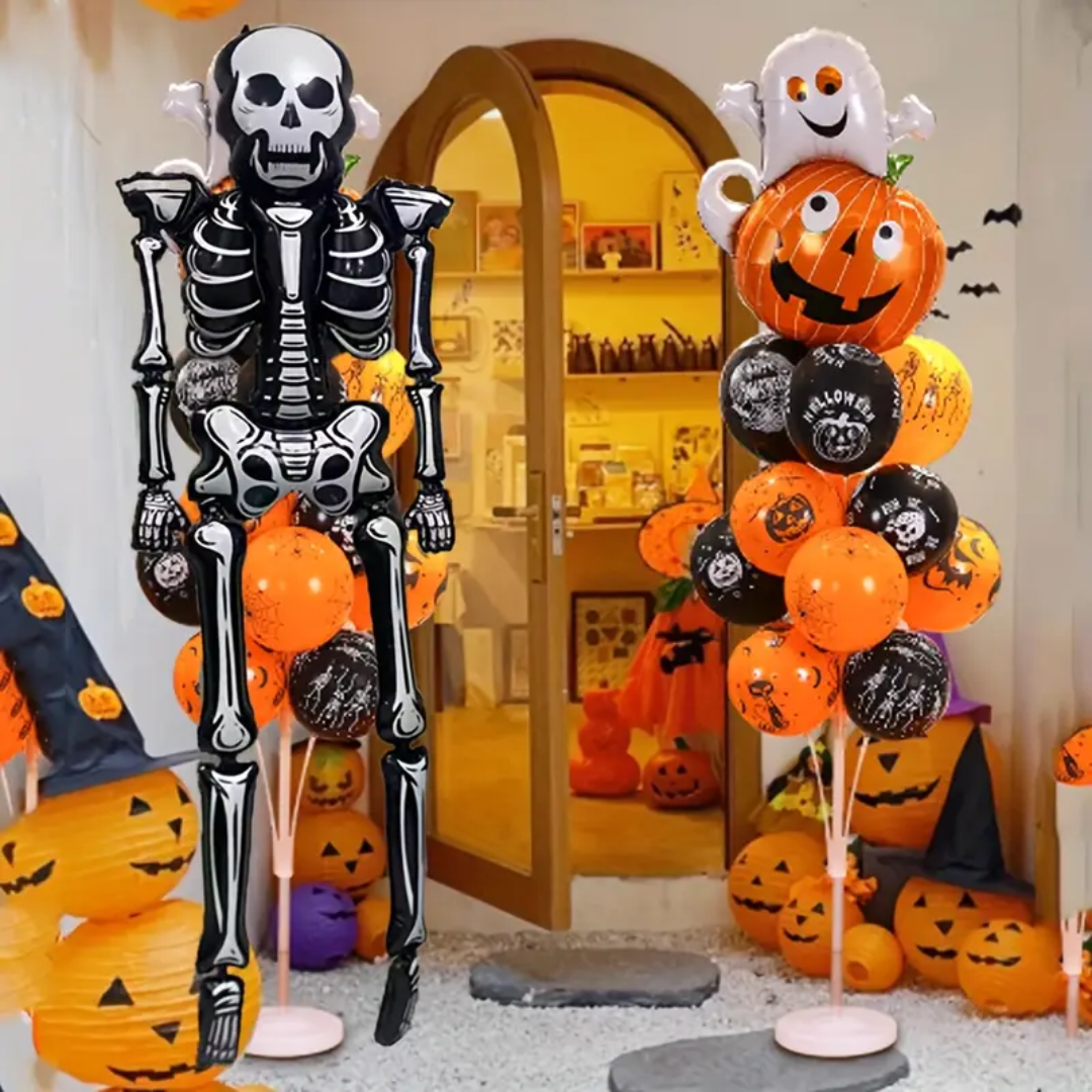 Giant Halloween Skeleton Balloons