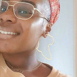 Africa Shaped Earrings