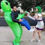 Green Carry-Me Alien Inflatable Costume