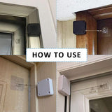 Drill-Free Auto Door Closer Drawstring Sensor Door Stoper Closure Home Safe