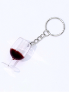 Red Wine Keyring