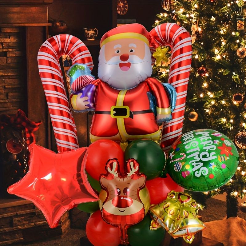 Cabs-Christmas Balloons Decorations - Santas Gift
