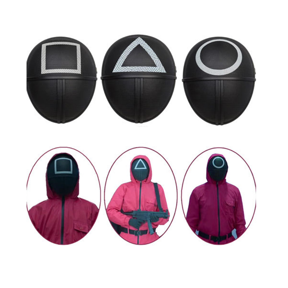 Cosplay Squid Game Masks
