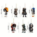CABS - Acrylic classic skeleton charm
