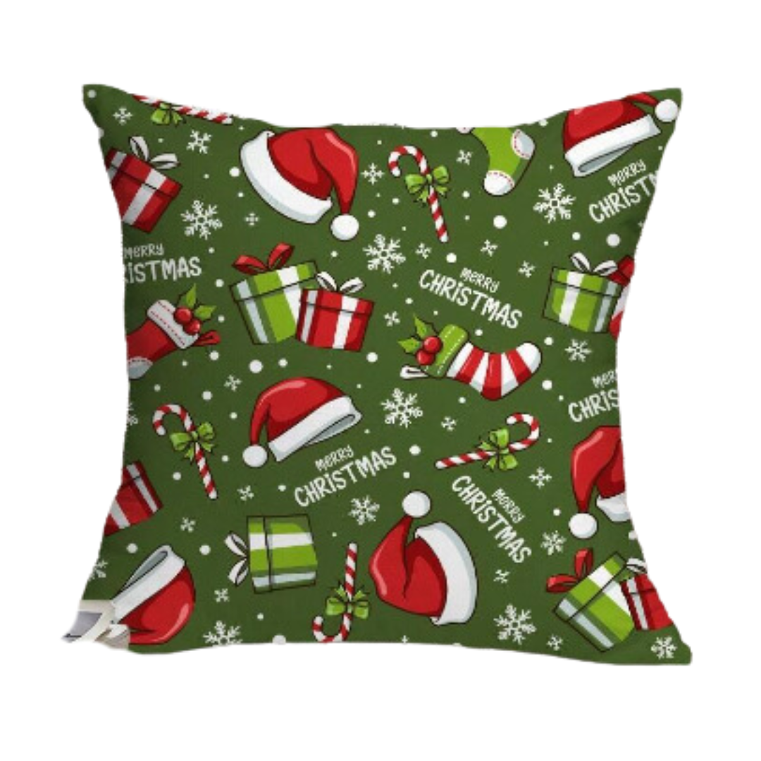 Cabs Christmas Pillow covers - Santa hat