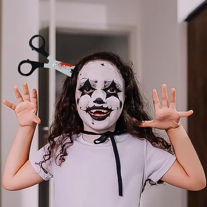 Halloween Bloody Scissors Headband