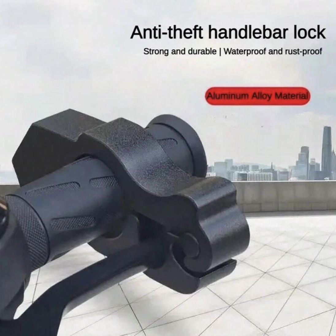 Motorcycle Handlebar Break Lock - Black
