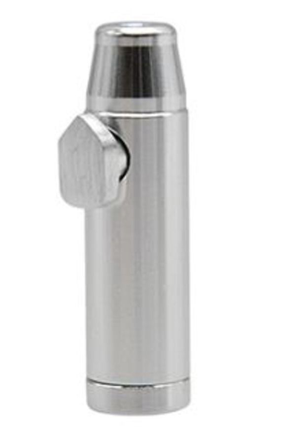 Aluminum Alloy Snuff Bottle Silver