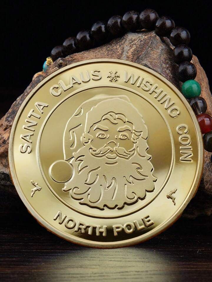 Santas Make a Wish Coin