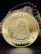 Santas Make a Wish Coin