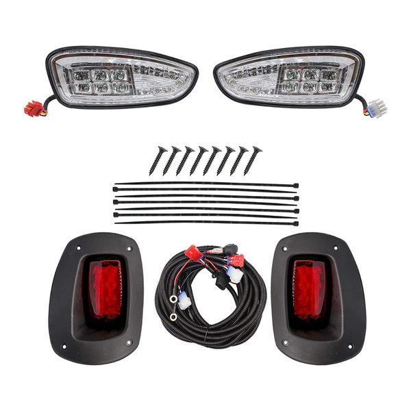 Basic RXV LED Light Kit - Headlight and Taillight for 2008-2015 Golf Cart