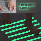 Home DIY Luminous Non Slip Floor Multiuse Tape Strips Set of 24 ( 20cm)